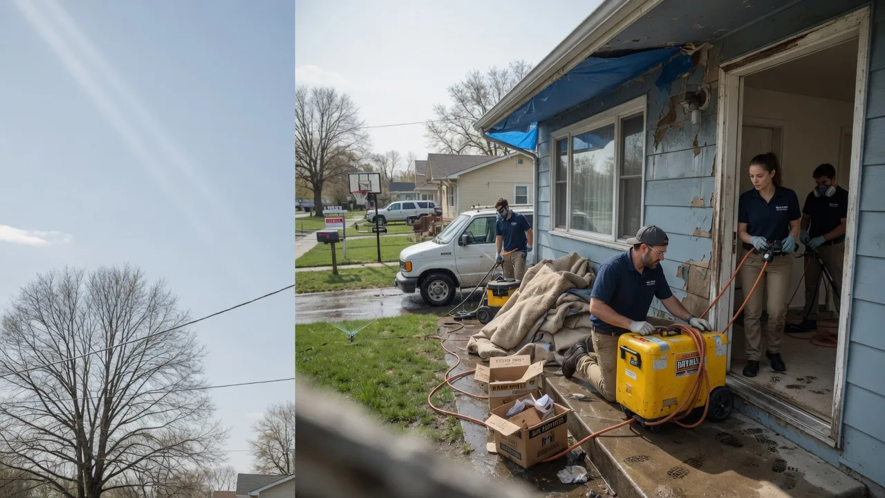Basement Flood Cleanup in De Smet, SD near me